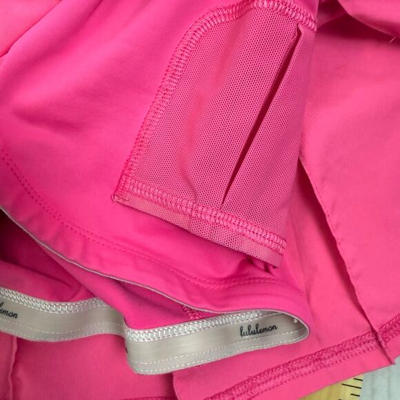 lululemon pace setter pinkalicious women's skirt 6 - Picture 7 of 11